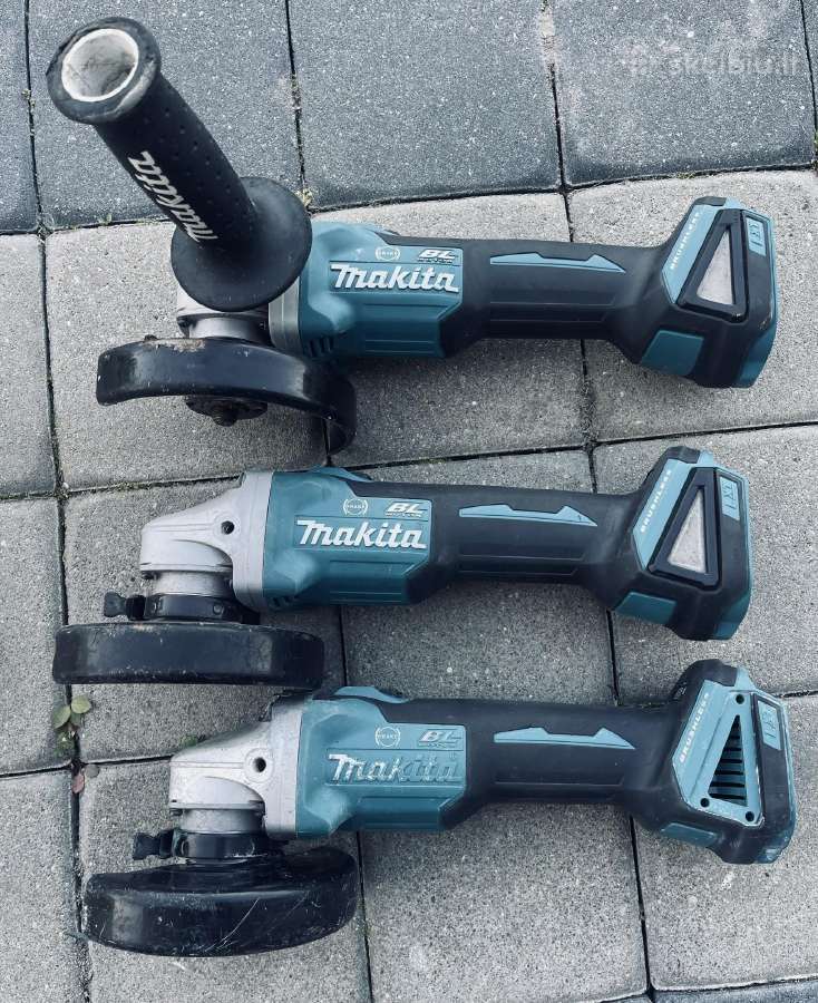 Milwaukee, Makita šlifuokliai - nuotraukos Nr. 2
