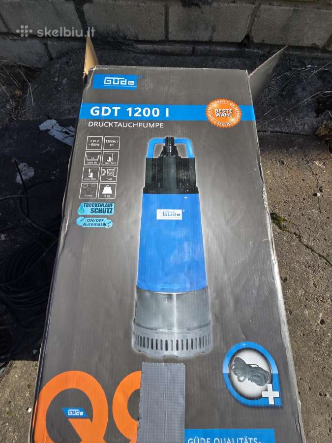 Güde Gdt 1200 I – 1200 W vandens siurblys - nuotraukos Nr. 3