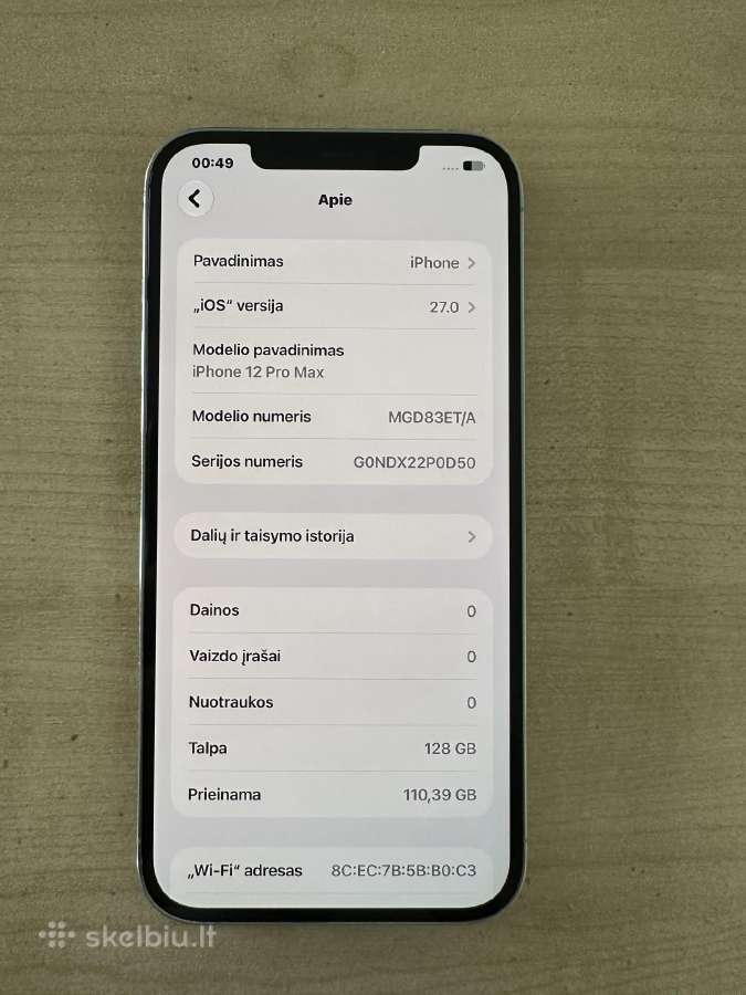 iPhone 12 pro max - nuotraukos Nr. 6