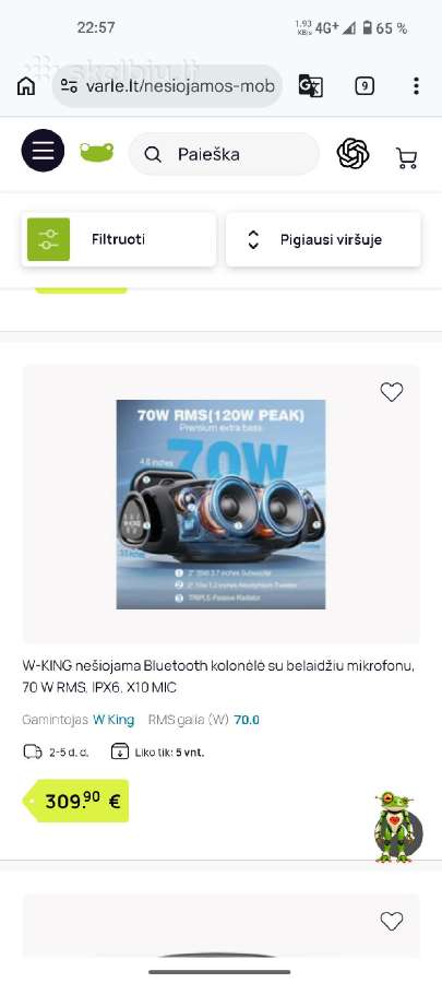 Nauja Galinga Boombox kolonele,pigiau nei pirkta - nuotraukos Nr. 6