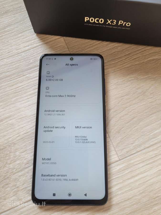 Xiaomi Poco X3 Pro - nuotraukos Nr. 3