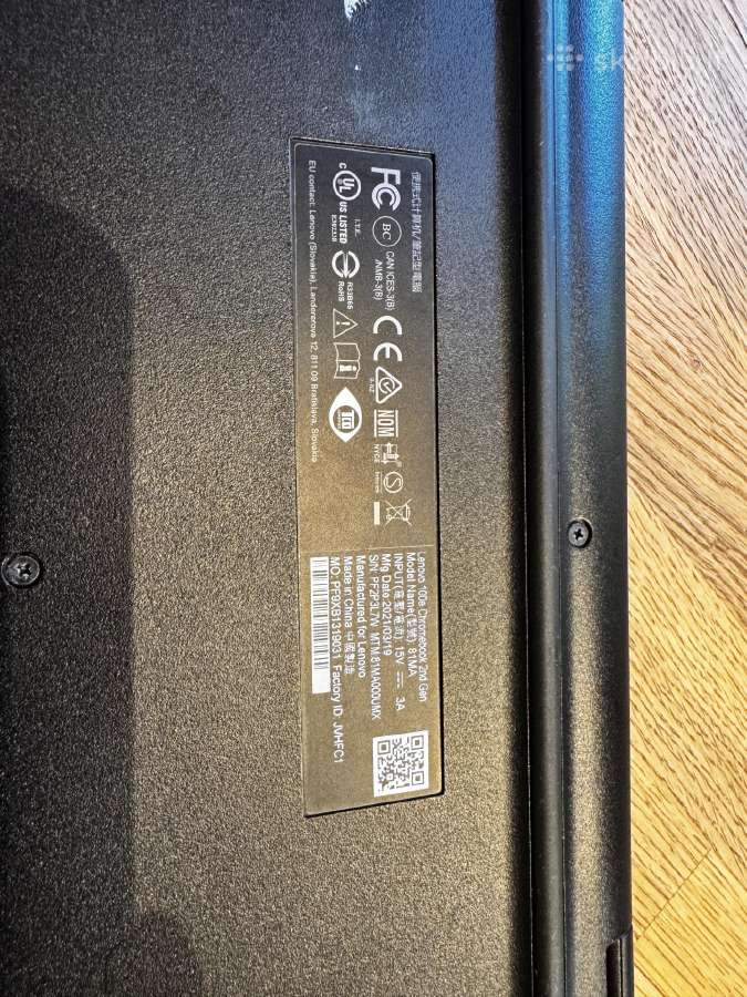 Lenovo 100e Chromebook 2nd Gen - nuotraukos Nr. 6