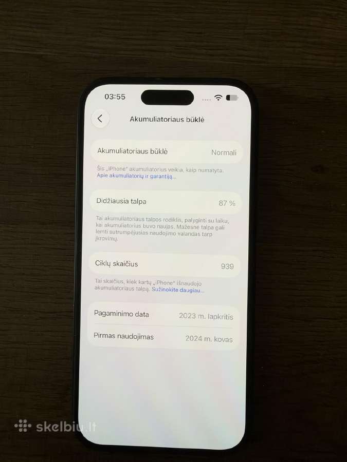 Apple iPhone 15 – juodas - nuotraukos Nr. 9