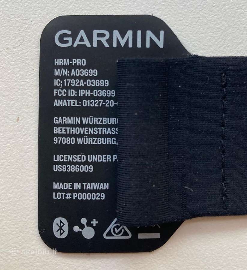 Garmin Hrm-pro (+ atsarginės dalys) - nuotraukos Nr. 4