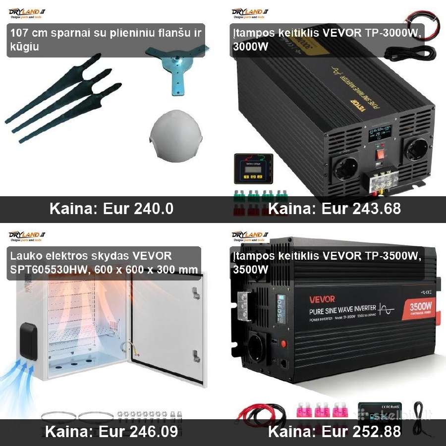 Elektros įranga: skydai, įkrovikliai - nuotraukos Nr. 29