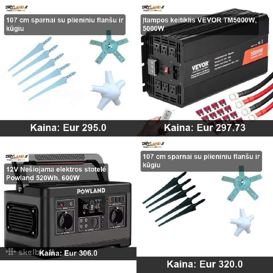 Elektros įranga: skydai, įkrovikliai - nuotraukos Nr. 30