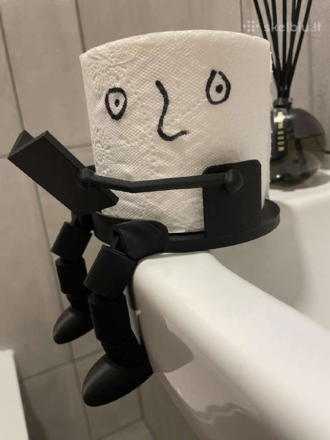 Plastikinis tualetinio popieriaus laikiklis - nuotraukos Nr. 8