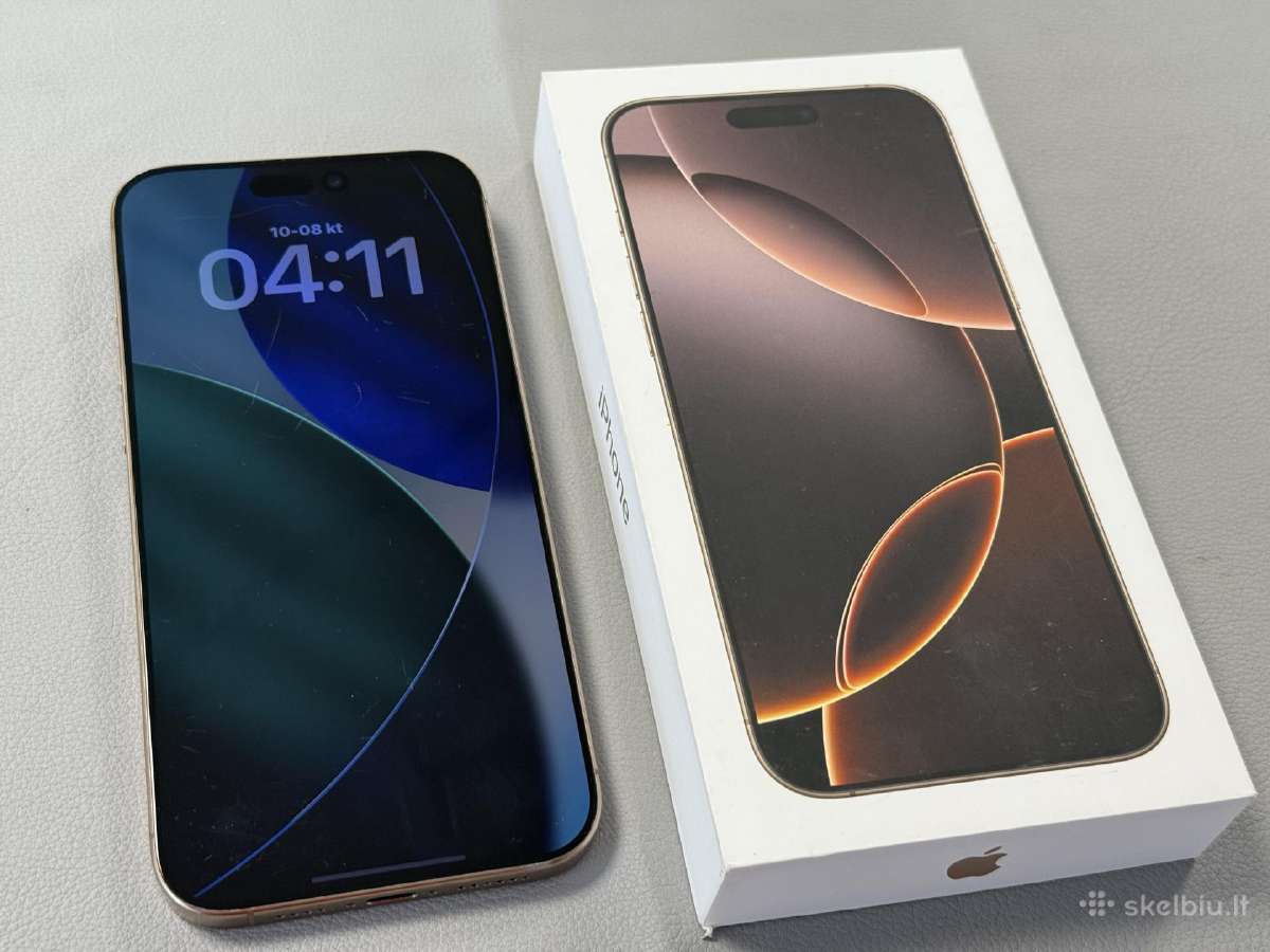 iPhone 16 Pro Max 256gb su baterija 90 - nuotraukos Nr. 5