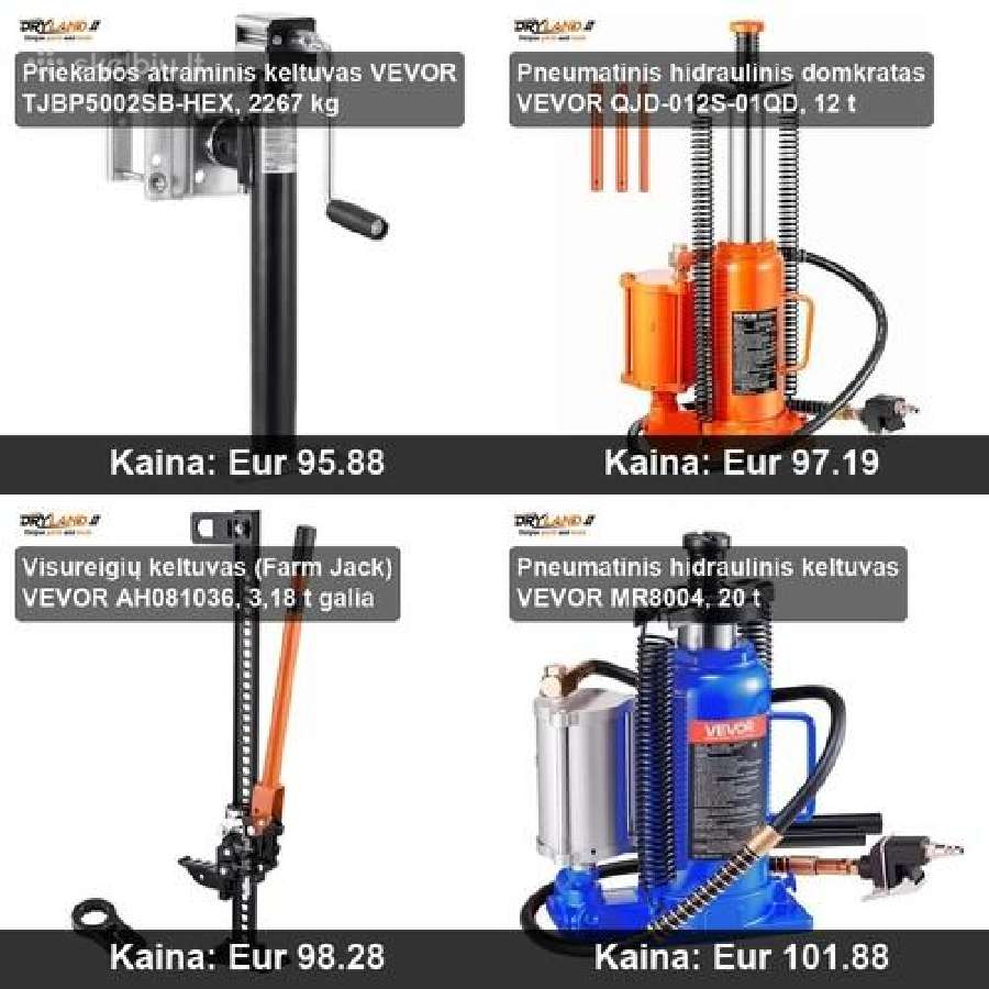 Elektriniai keltuvai ir gervės, galia ir saugumas - nuotraukos Nr. 13