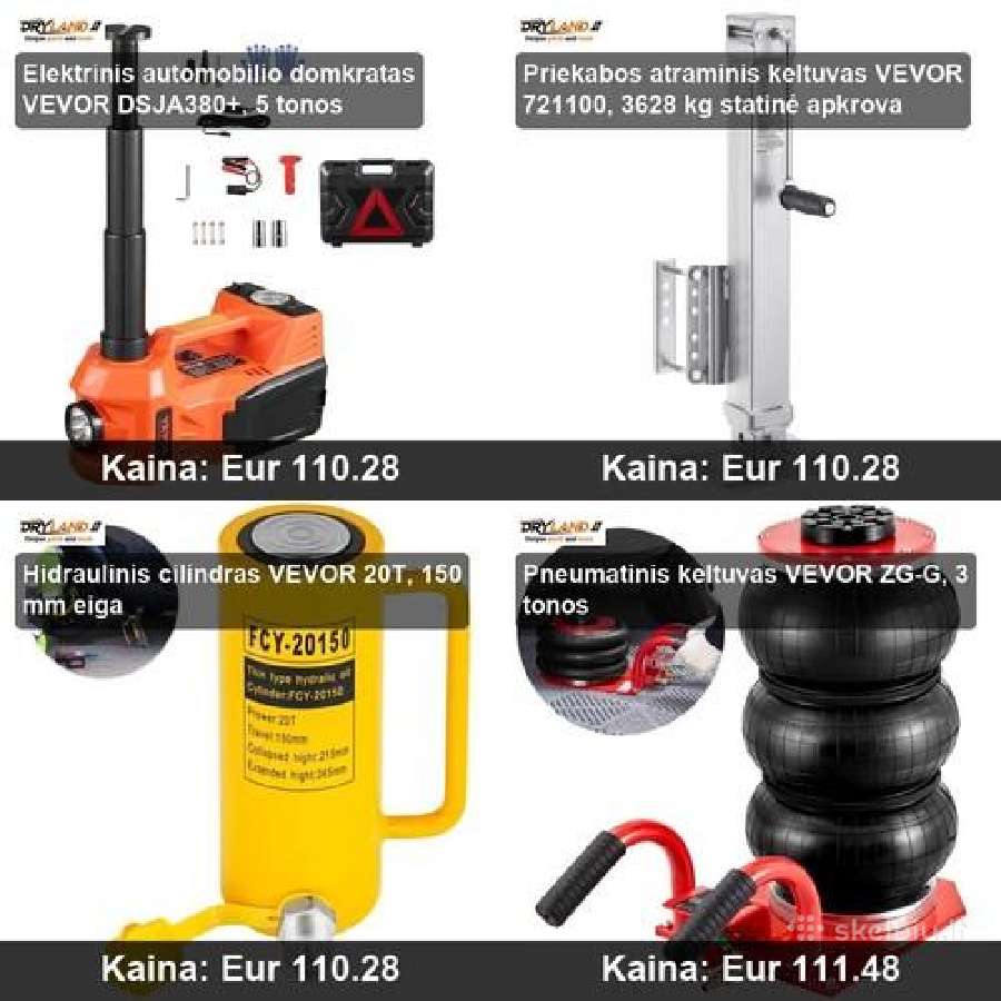 Elektriniai keltuvai ir gervės, galia ir saugumas - nuotraukos Nr. 16