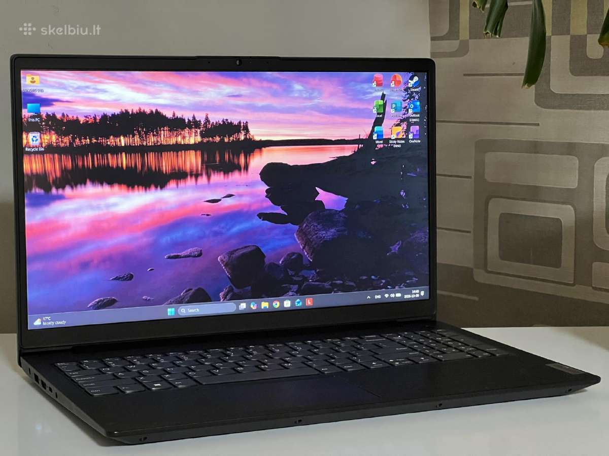 Parduodamas Lenovo V15 su Ryzen 5, Ddr5, 8gb/512gb - nuotraukos Nr. 2