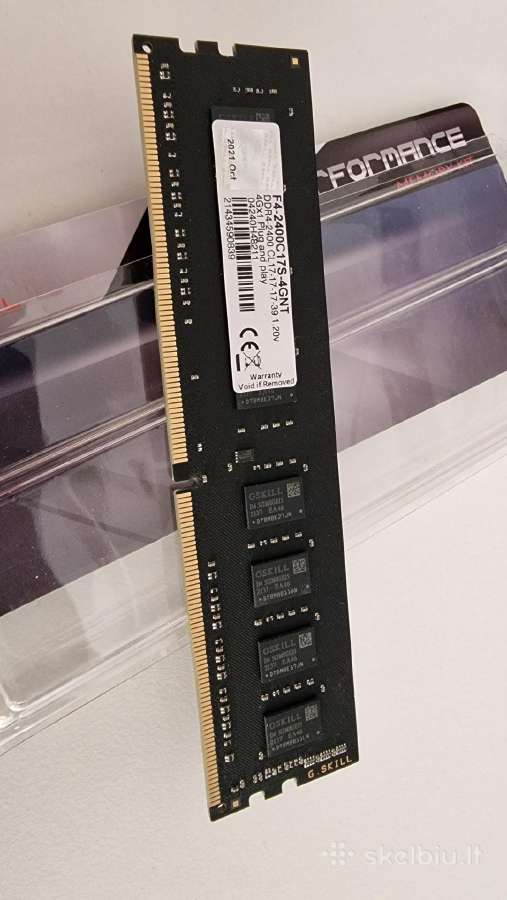 G.skill 4gb Ddr4 2400mhz Cl17 - nuotraukos Nr. 2