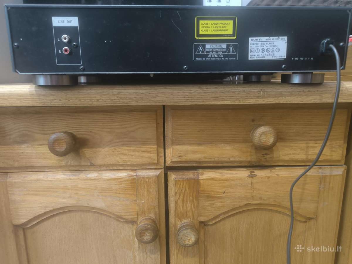 CD grotuvas Sony Cdp-295 - nuotraukos Nr. 3