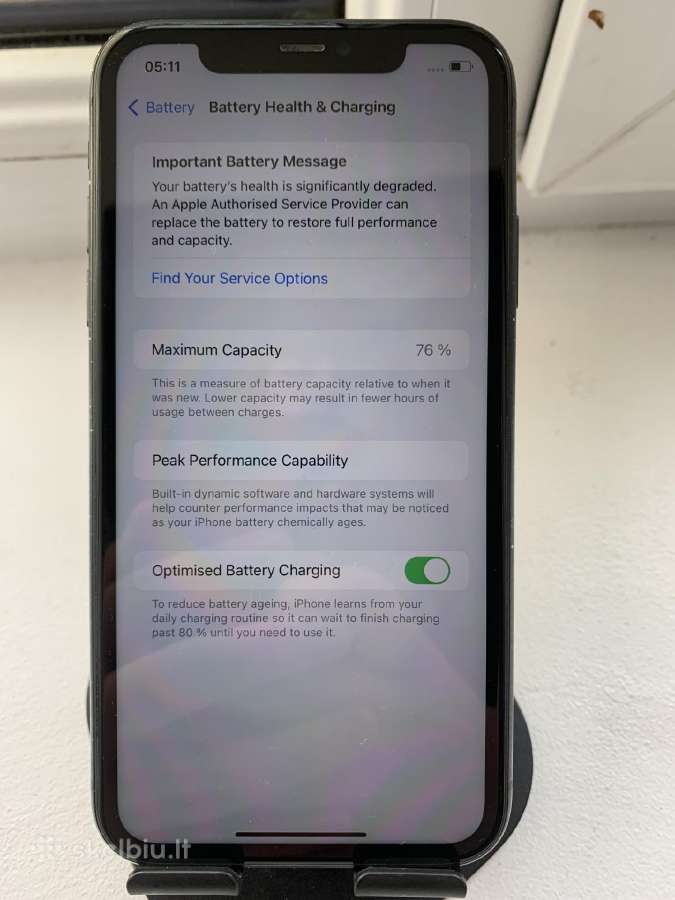Apple iPhone 11 juodas 64 GB idealus - nuotraukos Nr. 7