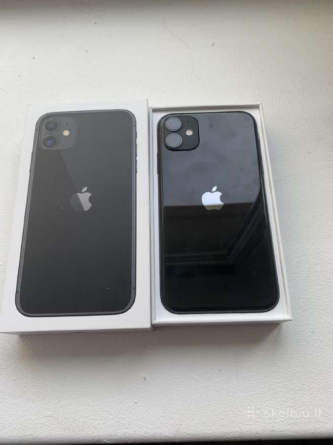 Apple iPhone 11 juodas 64 GB idealus - nuotraukos Nr. 9