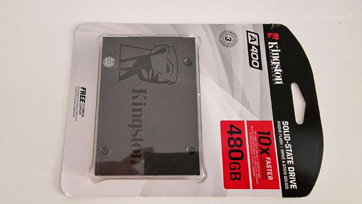 SSD 480gb Kingston A400 - nuotraukos Nr. 3