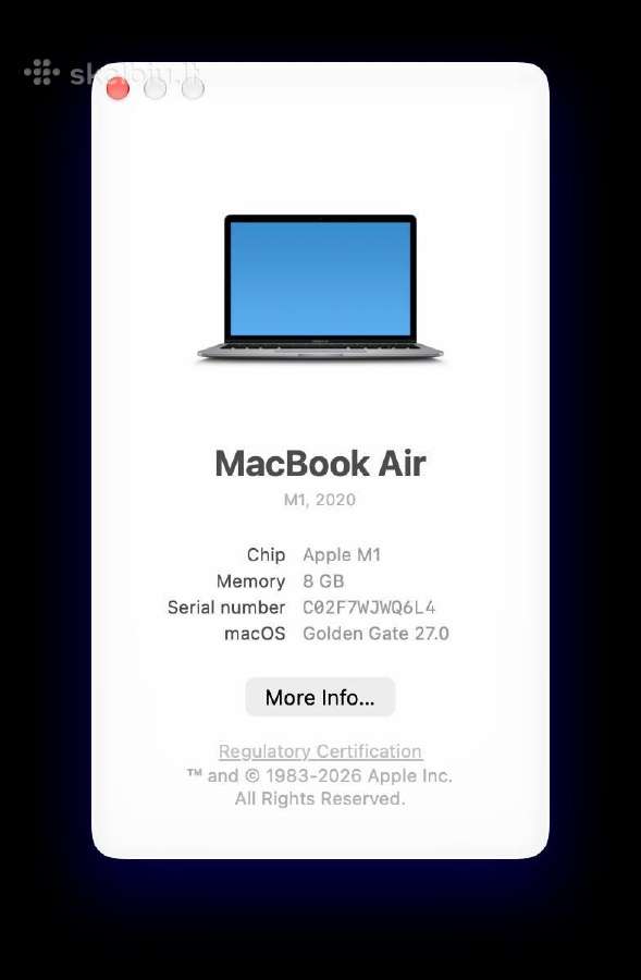 MacBook Air, M1 procesorius - nuotraukos Nr. 4