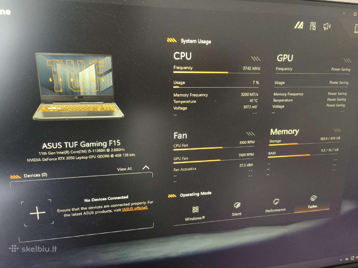 Asus tuf rtx3050 - nuotraukos Nr. 4