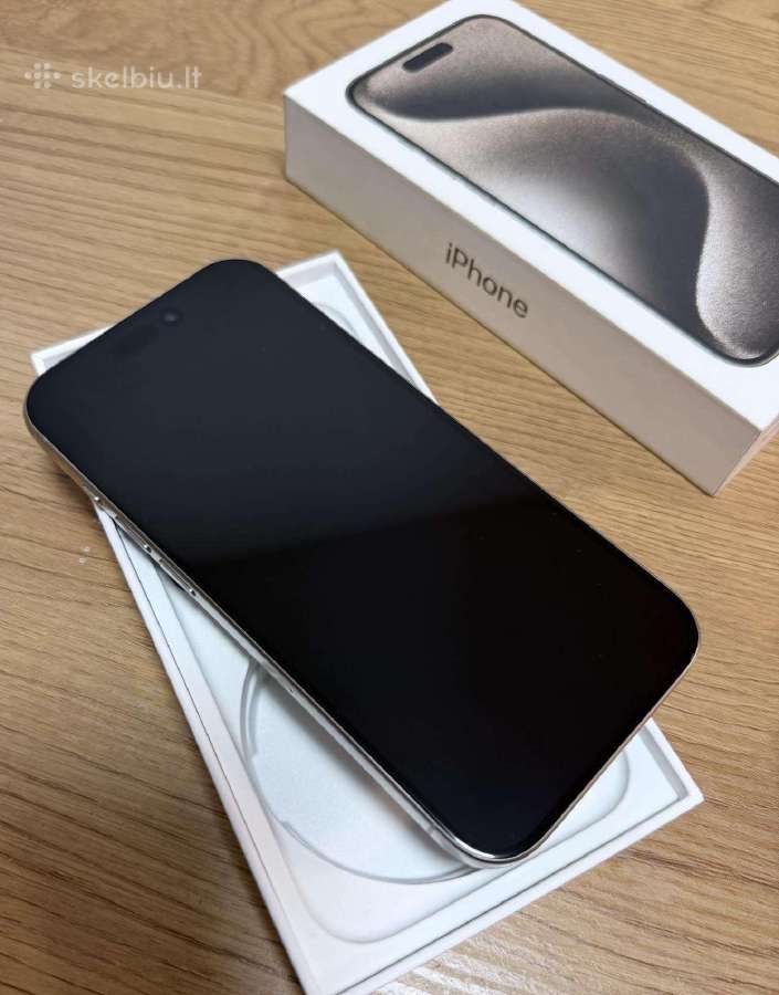 iPhone 15 Pro 256gb (Natural Titanium) - nuotraukos Nr. 3