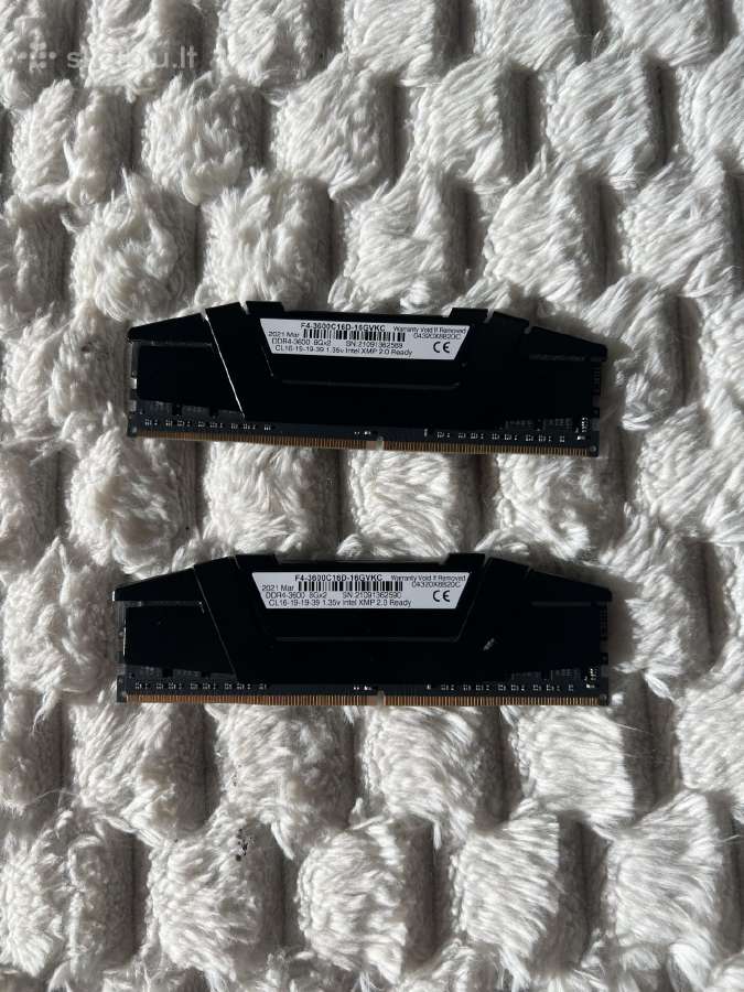 Gskill ripjaw 2x8gb RAM 16gb - nuotraukos Nr. 2