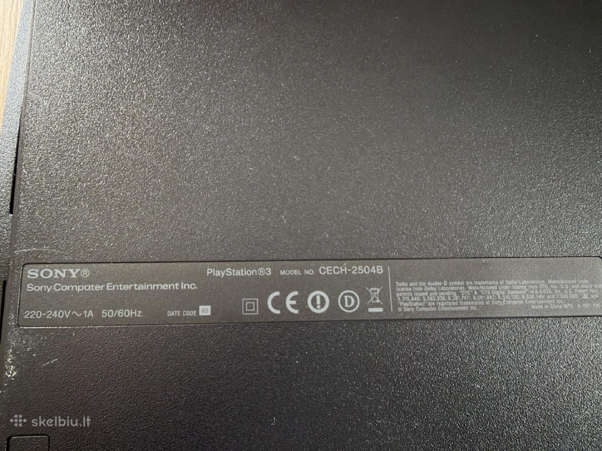 Playstation 3 slim PS3 su move komplektu - nuotraukos Nr. 9