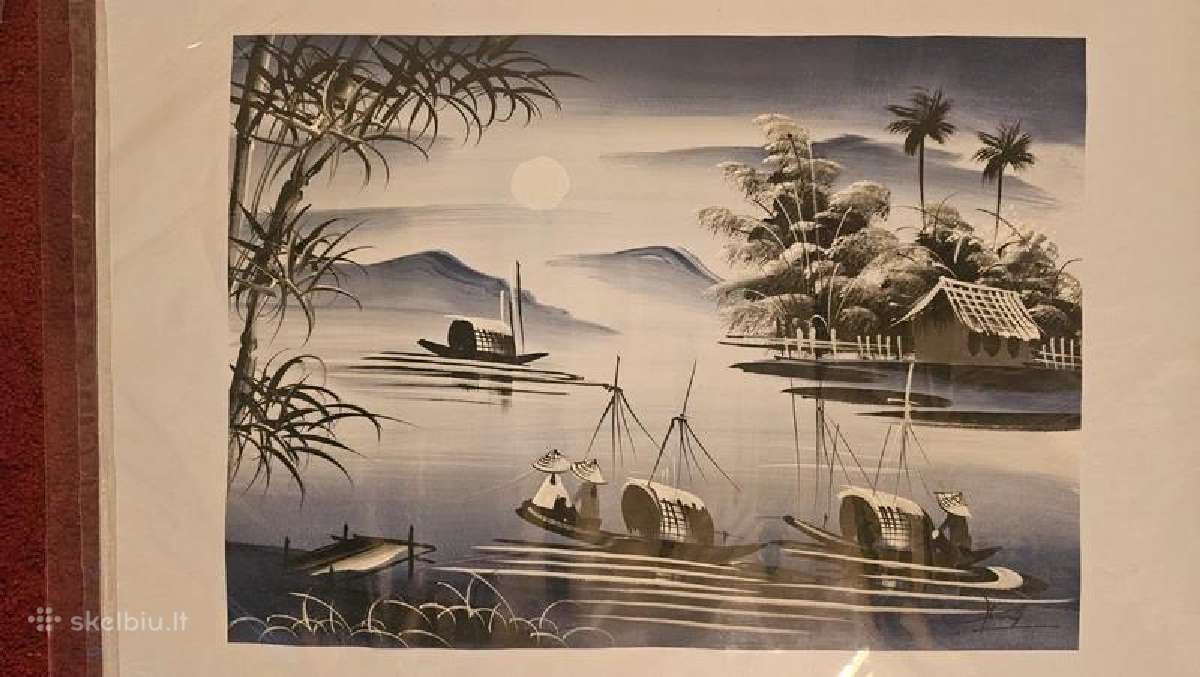 Šilkografija iš Vietnamo. Viet Nam - nuotraukos Nr. 3