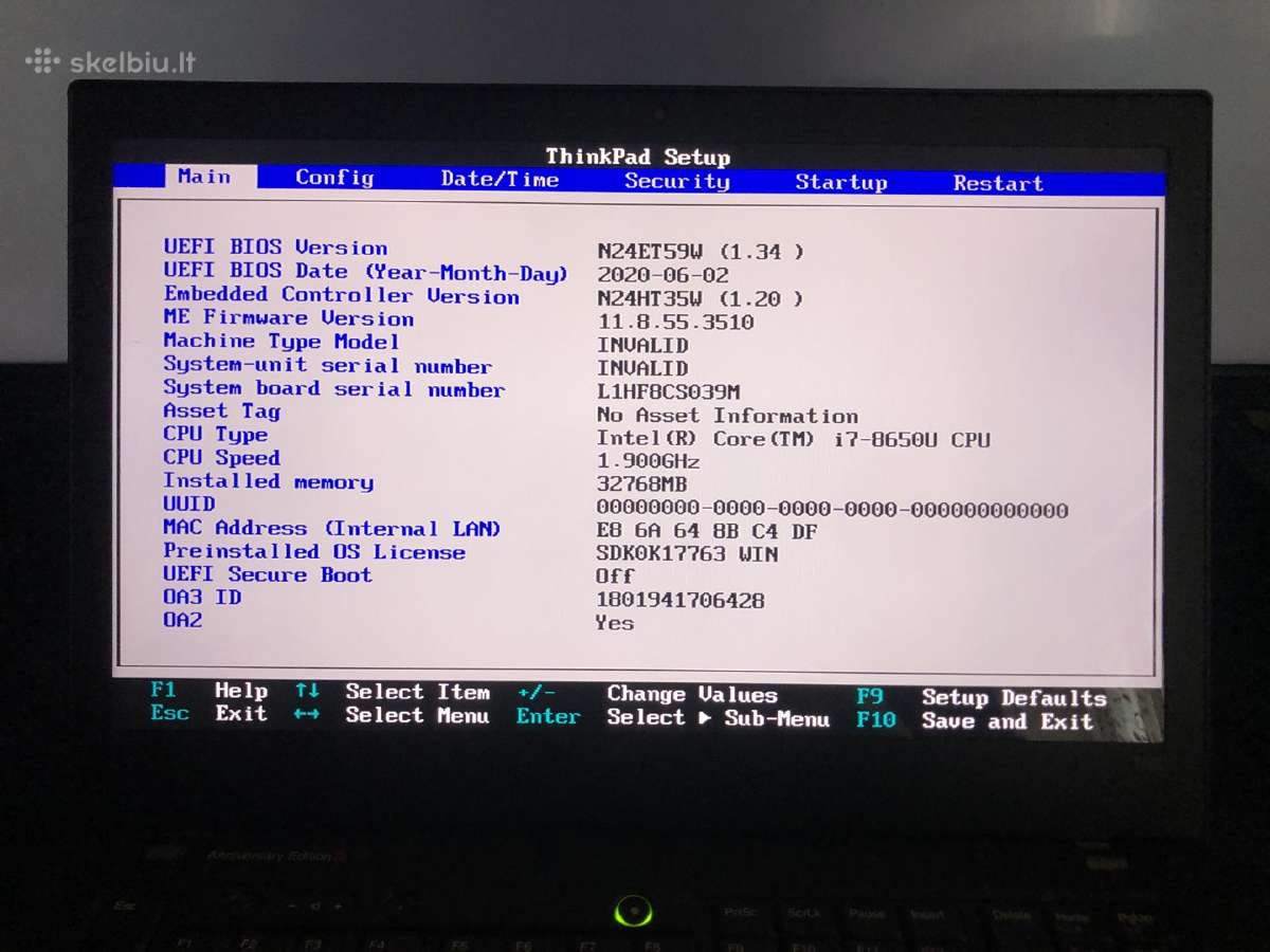 Thinkpad T480 T25 Frankenpad - nuotraukos Nr. 2