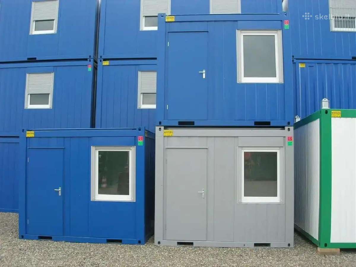 Įvairūs 3 x 2,4 m (10 pėdų) biuro konteineriai - nuotraukos Nr. 2