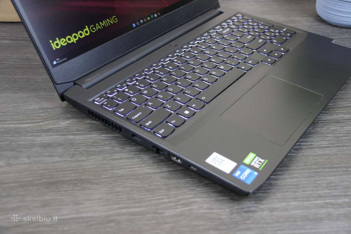 Lenovo i5-11 Rtx 3050 90w 16gb 512gb Fhd Ips 120hz - nuotraukos Nr. 6