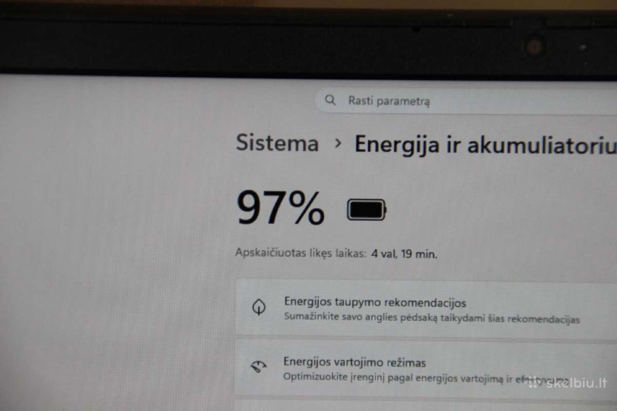 Lenovo i5-11 Rtx 3050 90w 16gb 512gb Fhd Ips 120hz - nuotraukos Nr. 9