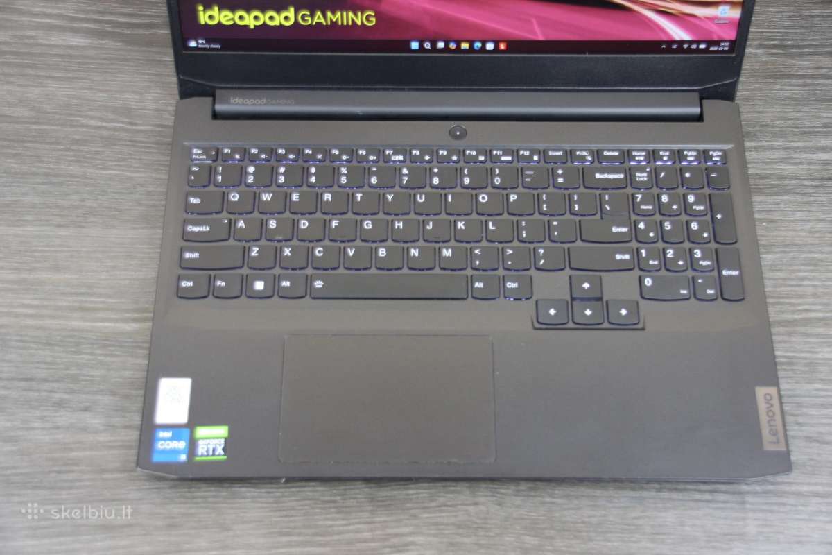 Lenovo i5-11 Rtx 3050 90w 16gb 512gb Fhd Ips 120hz - nuotraukos Nr. 2