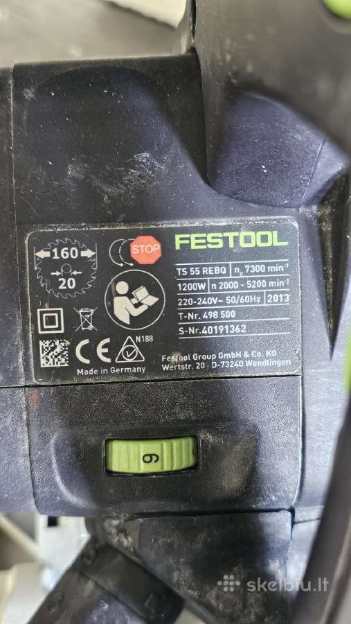 Festool Ts 55 Rebq - nuotraukos Nr. 2