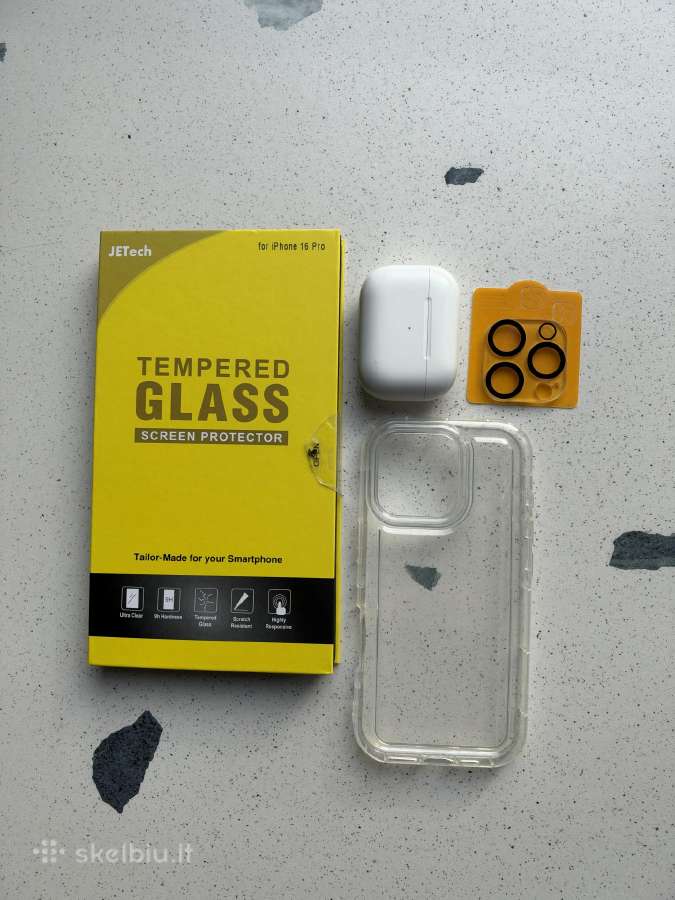 Iphone16pro 256 GB Natural Titanium+airpods dovanu - nuotraukos Nr. 7