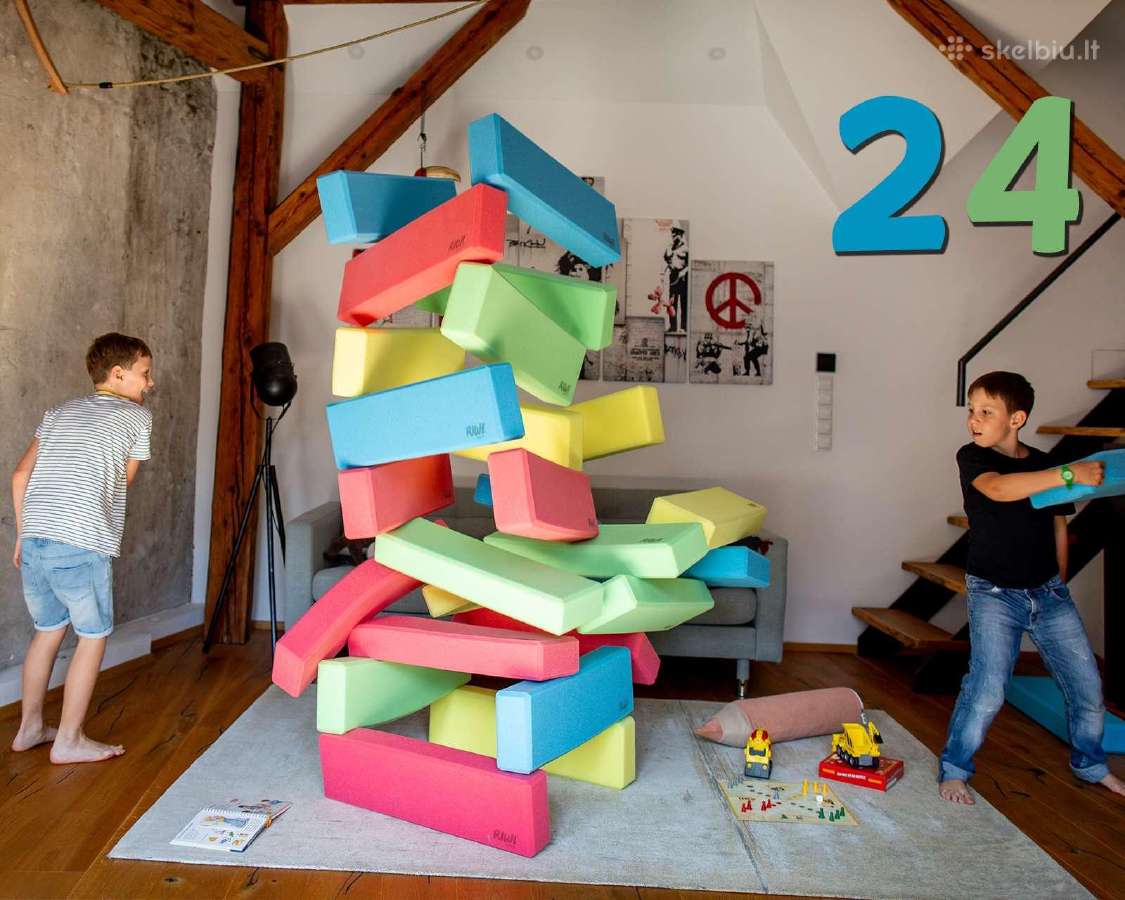 Minkštos kaladėlės vaikams – XXL ir Mini - nuotraukos Nr. 3