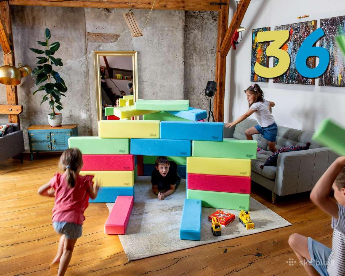 Minkštos kaladėlės vaikams – XXL ir Mini - nuotraukos Nr. 2