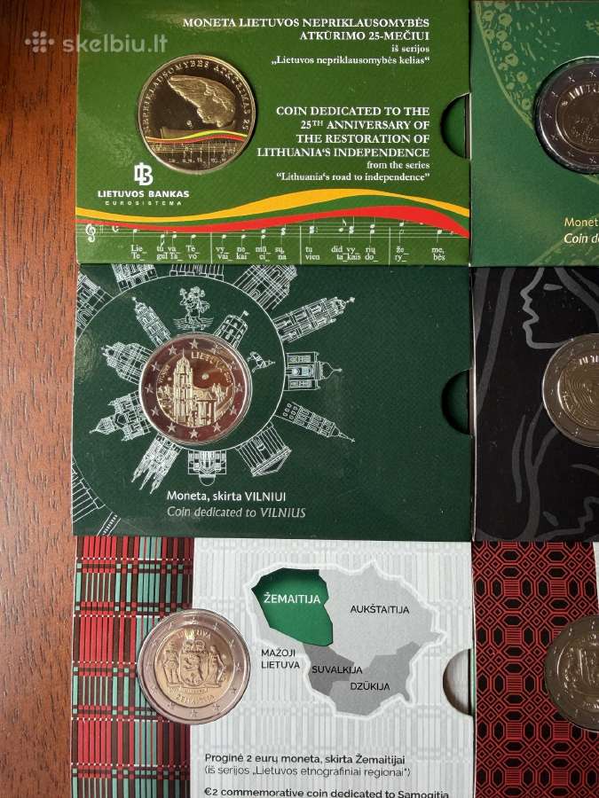 2 eur. monetos kortelėse - nuotraukos Nr. 2