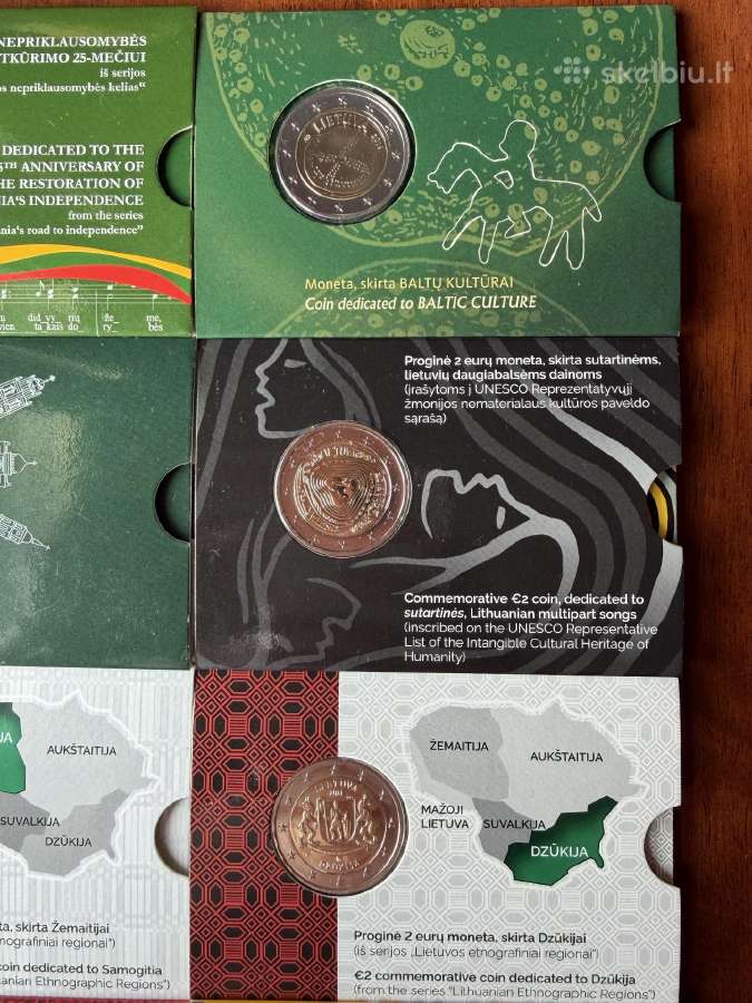 2 eur. monetos kortelėse - nuotraukos Nr. 3