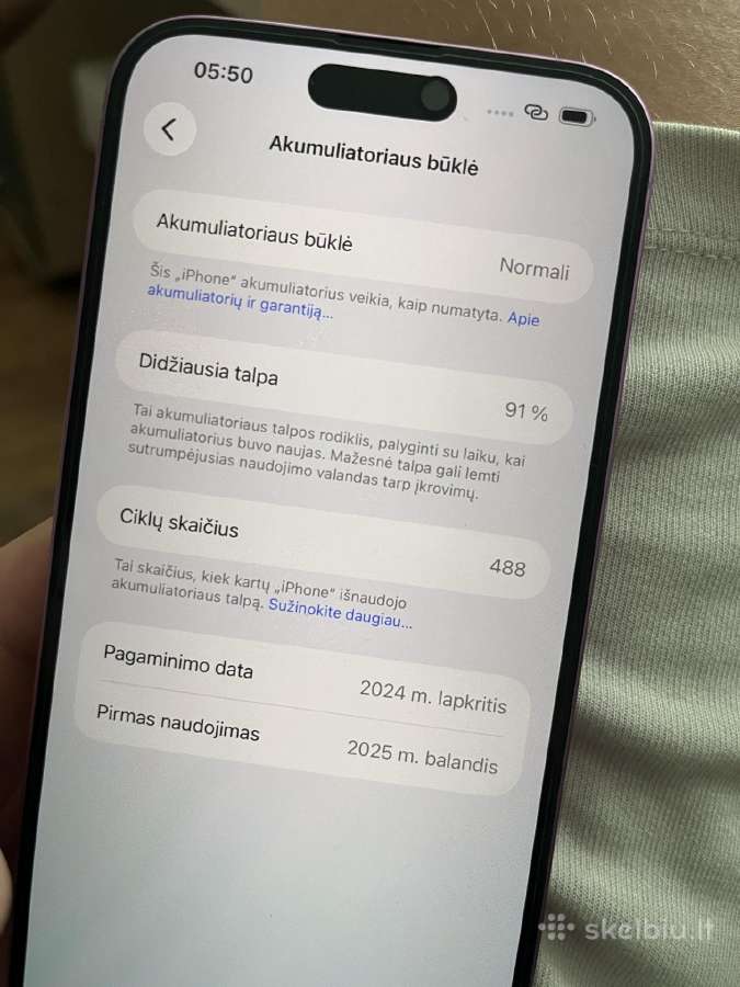 iPhone 16 plus 128gb - nuotraukos Nr. 7