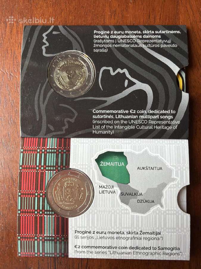 2 eur. monetos vienodais serijos numeriais - nuotraukos Nr. 2