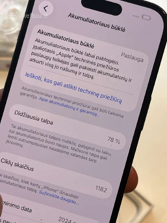 iPhone 15 128gb - nuotraukos Nr. 6