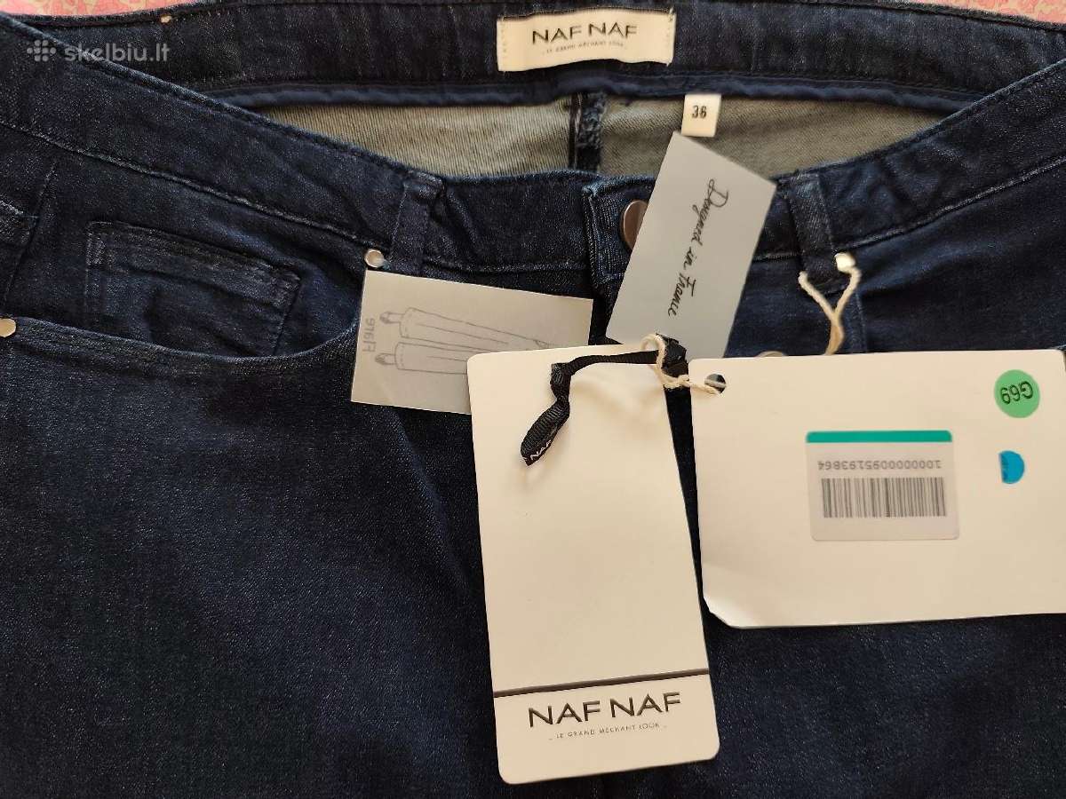 Nauji Naf Naf džinsai, 36fr dydis - nuotraukos Nr. 11