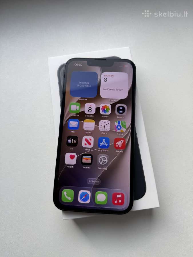 iPhone 13 128gb Black - nuotraukos Nr. 3