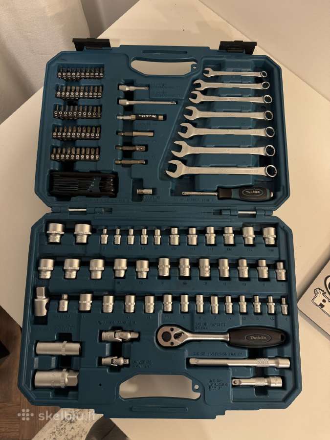 Įrankių rinkinys Makita E-06616 tool set - nuotraukos Nr. 2