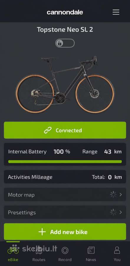 Elektrinis Cannondale Topstone Neo Sl2 - nuotraukos Nr. 4