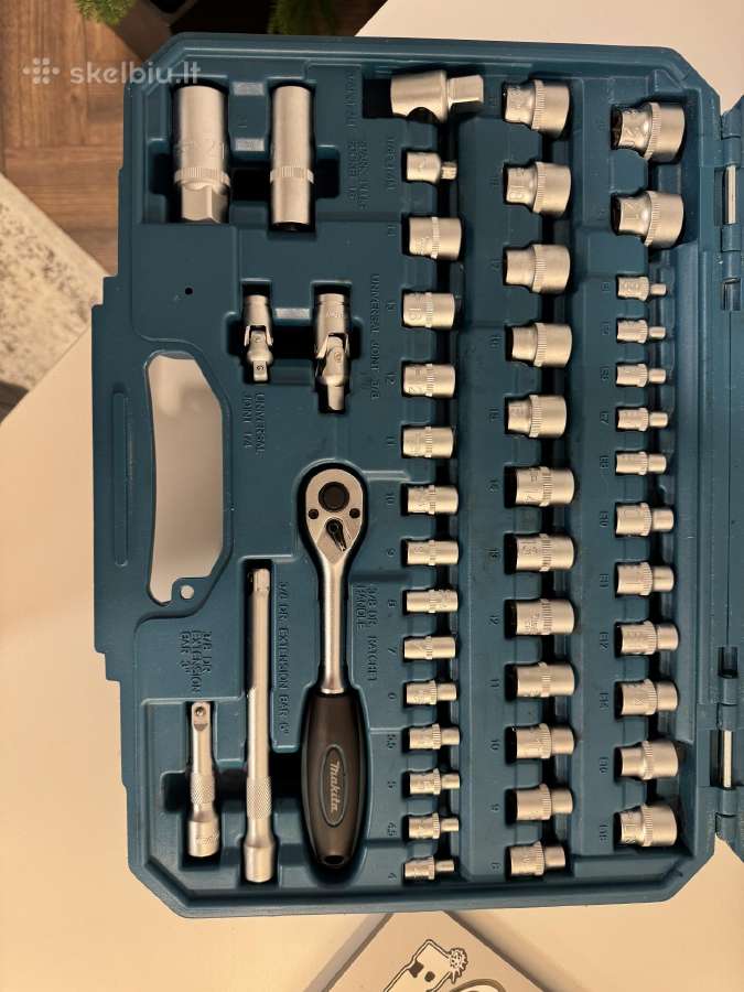 Įrankių rinkinys Makita E-06616 tool set - nuotraukos Nr. 3