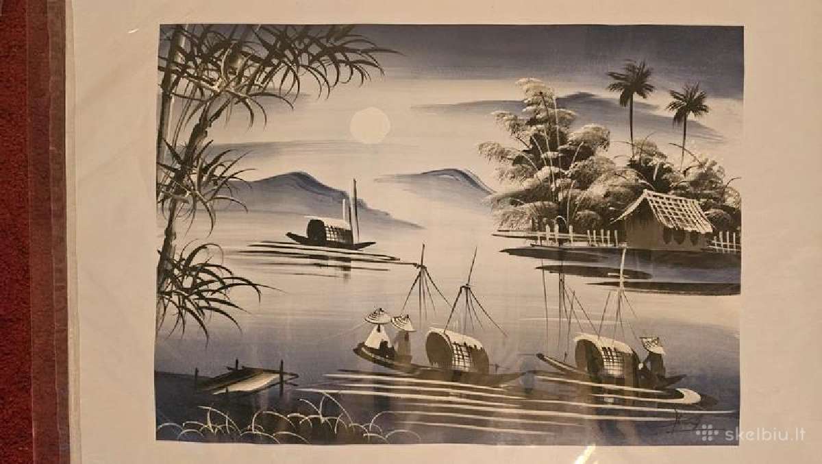 Šilkografija iš Vietnamo. Viet Nam - nuotraukos Nr. 3
