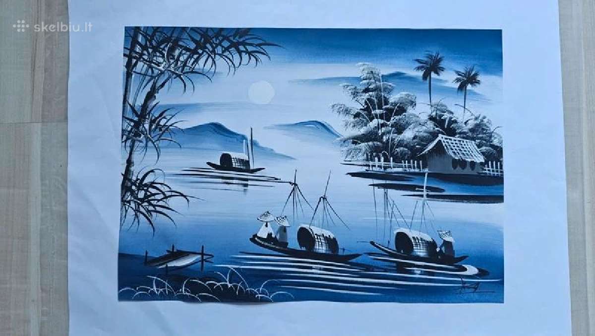 Šilkografija iš Vietnamo. Viet Nam - nuotraukos Nr. 4