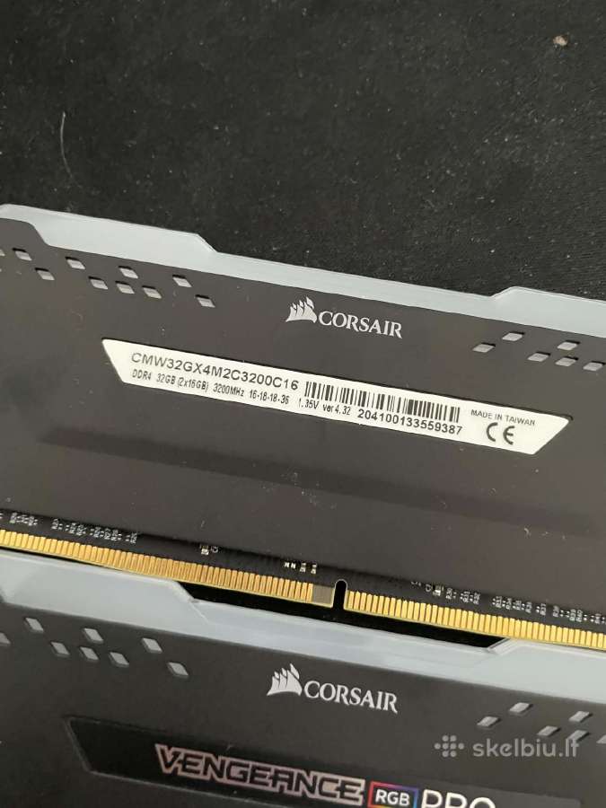 Corsair Vengeance Rgb Pro Ddr4 32gb (2 x 16gb) 32 - nuotraukos Nr. 2
