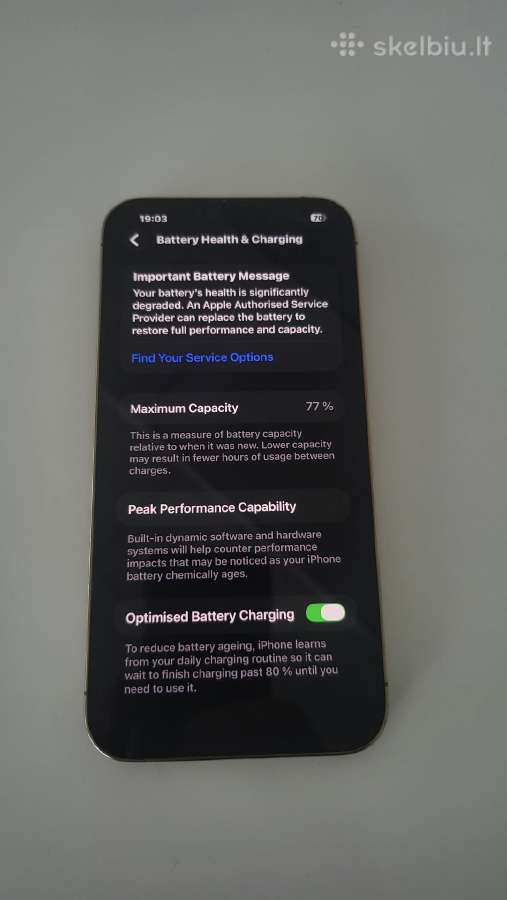 iPhone 13 Pro Max Gold - nuotraukos Nr. 5