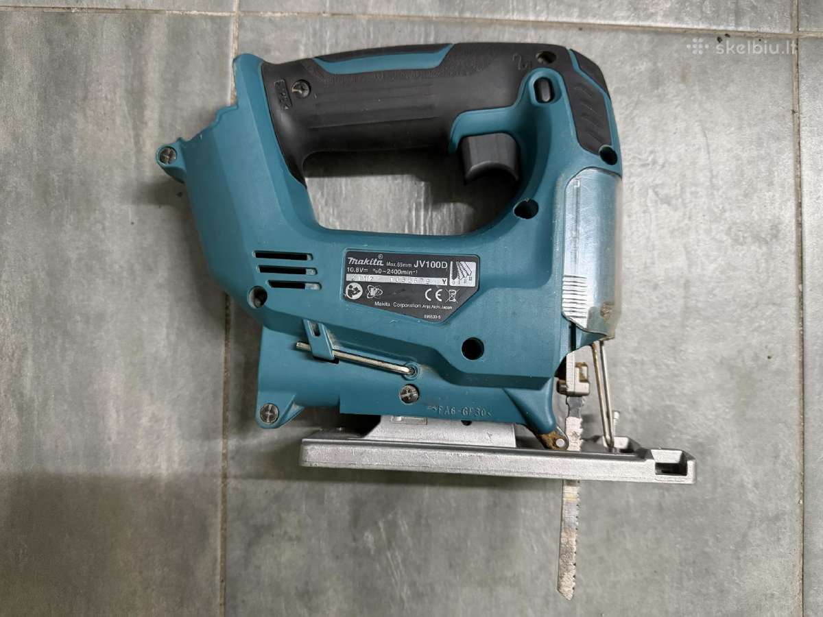 Akumuliatorinis siaurapjūklis Makita Jv100dz - nuotraukos Nr. 3